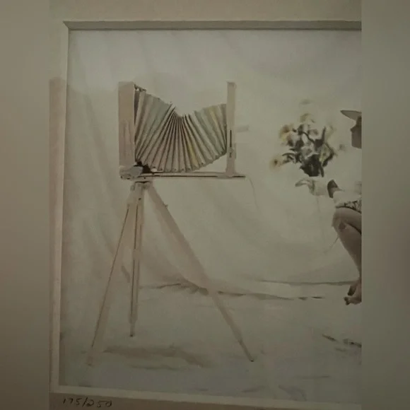 Hand colored Limited Edition Norm Darwish “Posing” Black & White Photograph - Picture 3 of 8